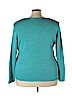 Talbots 100% Acrylic Blue Pullover Sweater Size 3X - photo 2