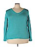Talbots 100% Acrylic Blue Pullover Sweater Size 3X - photo 1