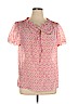 Gap Pink Short Sleeve Blouse Size XL - photo 1