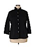 Lands' End Black Long Sleeve Button-Down Shirt Size 18 - photo 1