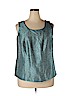 NIPON BOUTIQUE Blue Sleeveless Blouse Size 18 - photo 1