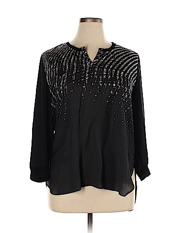 CALVIN KLEIN JEANS Long Sleeve Blouse (view 1)