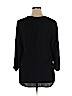 CALVIN KLEIN JEANS 100% Polyester Black Long Sleeve Blouse Size XL - photo 2