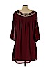 Heart Soul 100% Polyester Burgundy Casual Dress Size L - photo 2