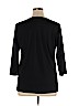 Doncaster 100% Polyester Black 3/4 Sleeve Blouse Size 1X - photo 2
