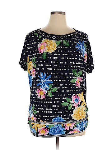 JM Collection Short Sleeve Top (view 1)