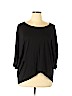 New Directions Black Long Sleeve Top Size XL - photo 1