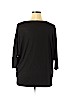 New Directions Black Long Sleeve Top Size XL - photo 2