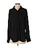 Mossimo 100% Polyester Black Long Sleeve Blouse Size S - photo 1