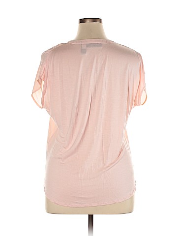 INC International Concepts Short Sleeve Blouse (view 2)