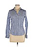 H&M Blue Long Sleeve Button-Down Shirt Size 6 - photo 1