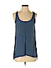 Lola & Sophie 100% Silk Blue Sleeveless Silk Top Size S - photo 1