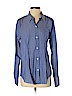Theory 100% Cotton Blue Long Sleeve Button-Down Shirt Size S - photo 1