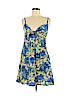 Topshop Blue Casual Dress Size 8 - photo 1