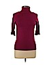 Takeout Burgundy Short Sleeve Turtleneck Size L - photo 1