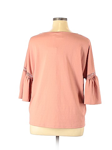 LC Lauren Conrad 3/4 Sleeve Blouse (view 2)