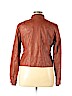 Maralyn & Me 100% Polyester Orange Faux Leather Jacket Size XL - photo 2