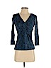 Ann Taylor Factory Blue 3/4 Sleeve Top Size S (petite) - photo 1