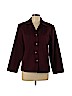 Draper's & Damon's 100% Polyester Burgundy Blazer Size L (petite) - photo 1
