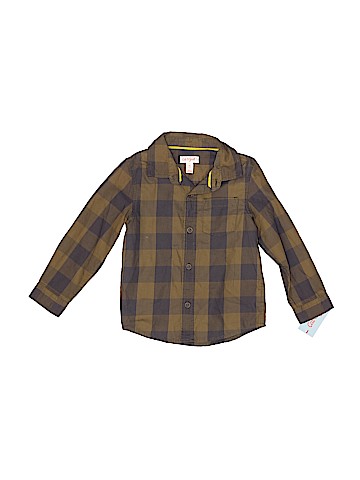 Cat & Jack Long Sleeve Button-Down Shirt (view 1)