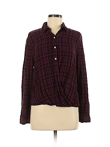 Mossimo Supply Co. Long Sleeve Blouse (view 1)