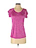Nike 100% Polyester Pink Active T-Shirt Size S - photo 1