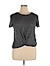 Pink Republic Gray Short Sleeve Top Size XL - photo 1