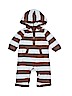 Old Navy 100% Cotton Stripes Brown Long Sleeve Outfit Size 0-3 mo - photo 1