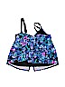 Delta Burke Blue Swimsuit Top Size 20 - photo 2