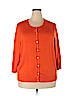 Joseph A. Orange Cardigan Size 3X - photo 1