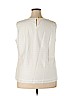 Kasper 100% Polyester White Sleeveless Top Size 2X - photo 2