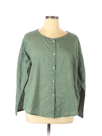 Misslook 3/4 Sleeve Button-Down Shirt (view 1)