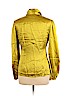 Catherine Malandrino 100% Silk Yellow Long Sleeve Silk Top Size 12 - photo 2