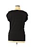 White House Black Market Black Short Sleeve Top Size XL - photo 2