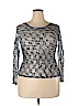 Assorted Brands Gray Long Sleeve Top Size 2X - photo 1