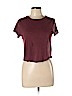Forever 21 Burgundy Short Sleeve T-Shirt Size L - photo 1