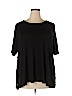 Kim & Cami Black Short Sleeve Top Size 2X - photo 1