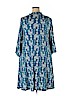 paisley raye Blue Casual Dress Size 2X - photo 2