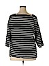 Ava & Viv Black 3/4 Sleeve Top Size 2X - photo 2