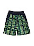 Nike 100% Polyester Print Green Athletic Shorts Size 5 - photo 2