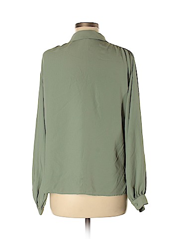 Topshop Long Sleeve Blouse (view 2)