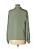 Topshop 100% Polyester Green Long Sleeve Blouse Size 8 - photo 2