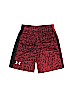 Under Armour 100% Polyester Print Red Athletic Shorts Size 6 - photo 1