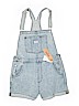 Levi's 100% Cotton Blue Overall Shorts Size L - photo 1