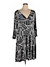 JM Collection Black Casual Dress Size 0X - photo 1