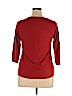 Verve Ami Red 3/4 Sleeve Top Size XL - photo 2