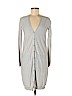 Inhabit 100% Cotton Gray Cardigan Size S - photo 1