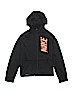 Nike 100% Polyester Black Zip Up Hoodie Size L (youth) - photo 1
