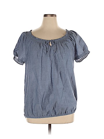 Faded Glory Short Sleeve Blouse (view 1)