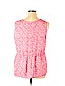 Banana Republic 100% Polyester Pink Sleeveless Blouse Size XL - photo 2